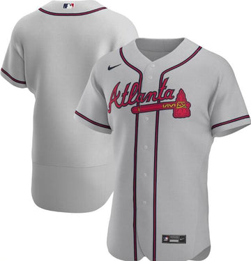 Custom Atlanta Braves grey jersey