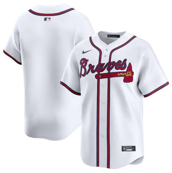 Custom Atlanta Braves white Home jersey