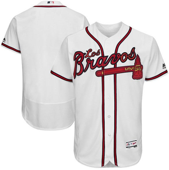 Custom Atlanta Braves white jersey