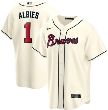 Atlanta Braves cream jersey
