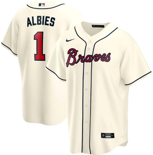 Atlanta Braves cream jersey