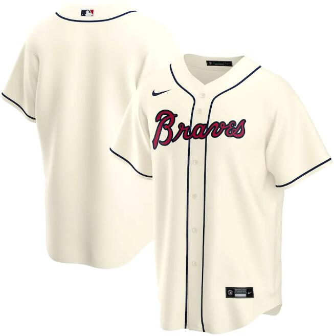 Atlanta Braves cream jersey