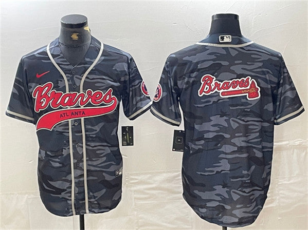Atlanta Braves gray Camo jersey