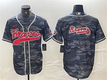 Atlanta Braves gray Camo jersey