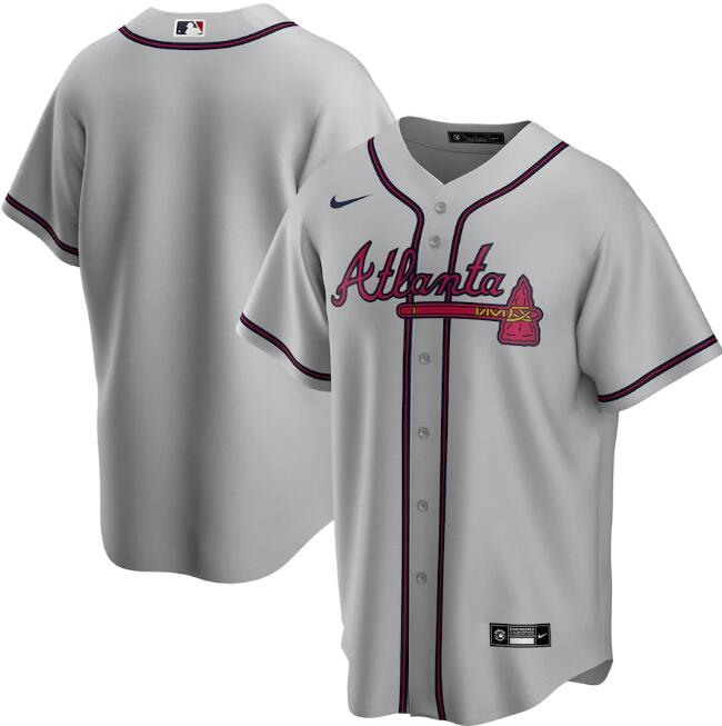 Atlanta Braves grey jersey