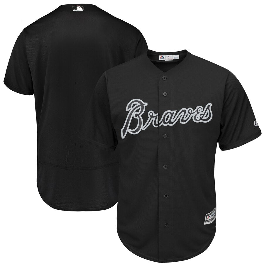 Majestic Atlanta Braves black jersey