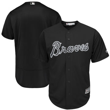 Majestic Atlanta Braves black jersey