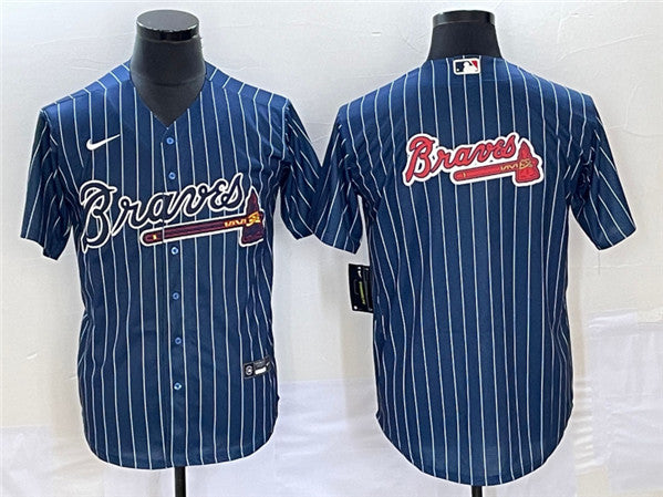 Atlanta Braves navy jersey