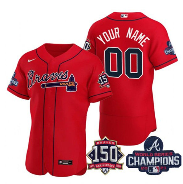 Atlanta Braves red jersey