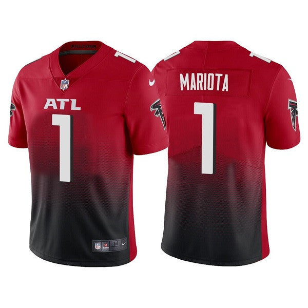 Atlanta Falcons #1 Marcus Mariota Red-Black Jersey