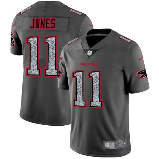 Atlanta Falcons #11 Julio Jones 2019 Gray Fashion Static Jersey
