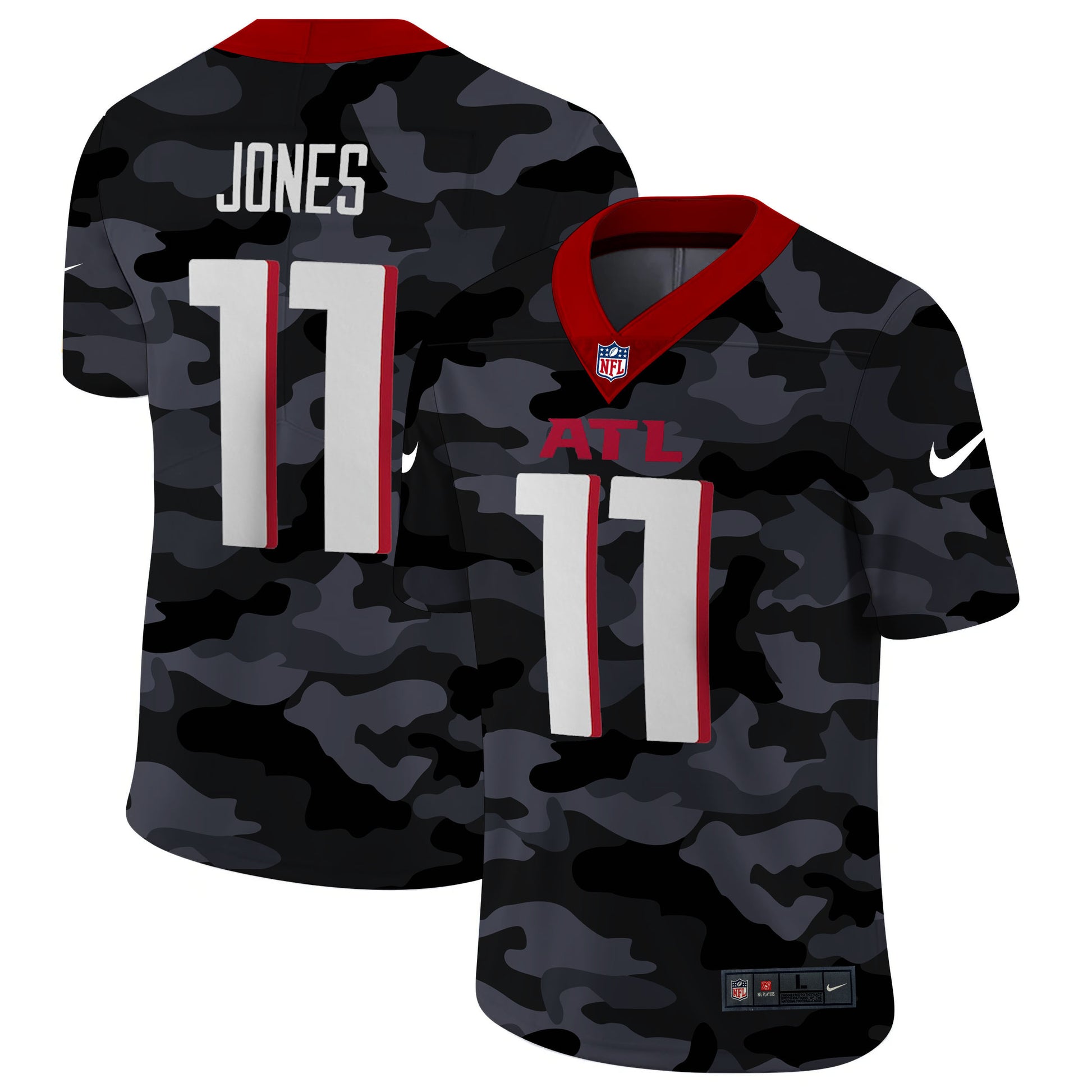 Atlanta Falcons #11 Julio Jones 2020 Camo Jersey