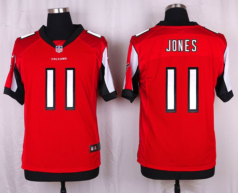 Atlanta Falcons #11 Julio Jones Red Team Color Elite Jersey