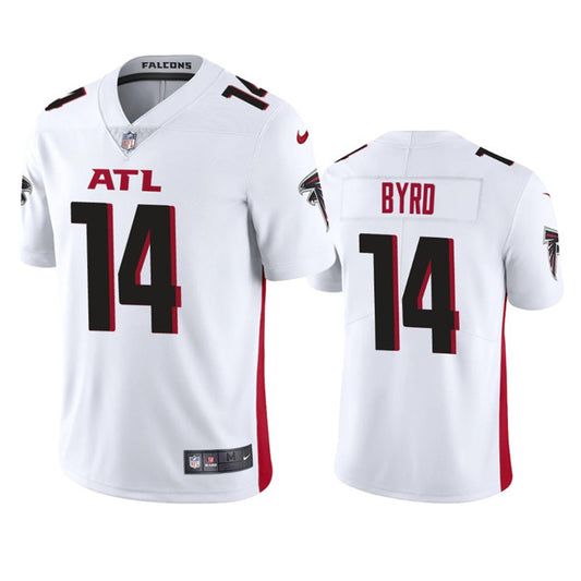 Atlanta Falcons #14 Damiere Byrd White Jersey