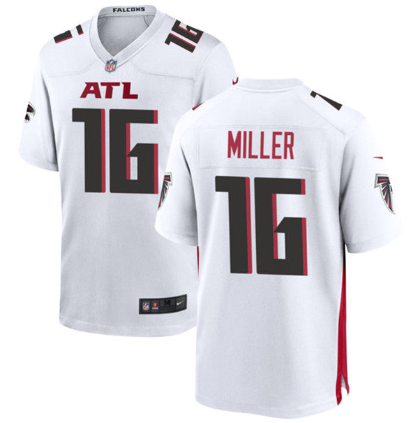 Atlanta Falcons #16 Scott Miller White Football Game Jersey