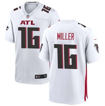 Atlanta Falcons #16 Scott Miller White Football Game Jersey