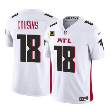 Kirk Cousins Atlanta Falcons white FUSE jersey