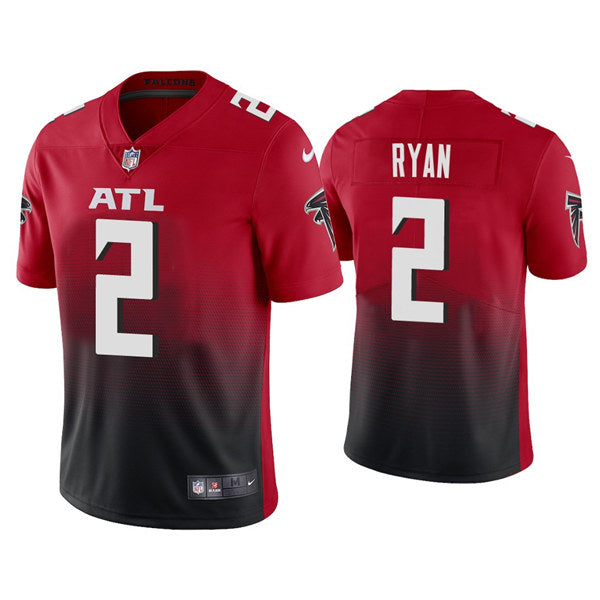 Atlanta Falcons #2 Matt Ryan 2020 Red 2nd Alternate Jersey