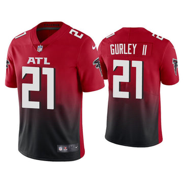 Atlanta Falcons #21 Todd Gurley II 2020 Red 2nd Alternate Jersey