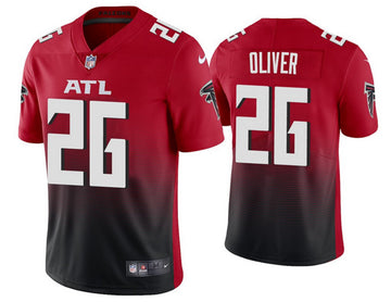Atlanta Falcons #26 Isaiah Oliver 2020 Red Jersey