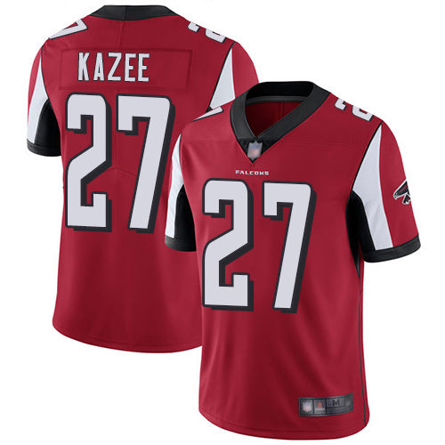 Atlanta Falcons #27 Damontae Kazee Red Jersey