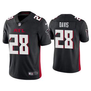 Atlanta Falcons #28 Mike Davis Black Jersey