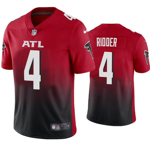 Atlanta Falcons #4 Desmond Ridder Red-Black Jersey