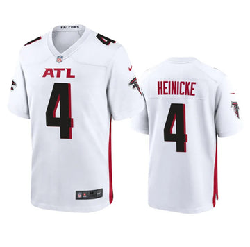 Atlanta Falcons #4 Taylor Heinicke New White Football Game Jersey