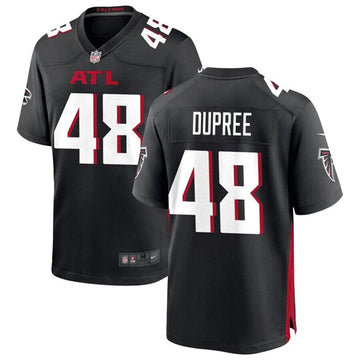 Atlanta Falcons #48 Bud Dupree Black Game Jersey