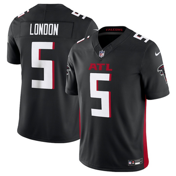 Drake London Atlanta Falcons black FUSE jersey