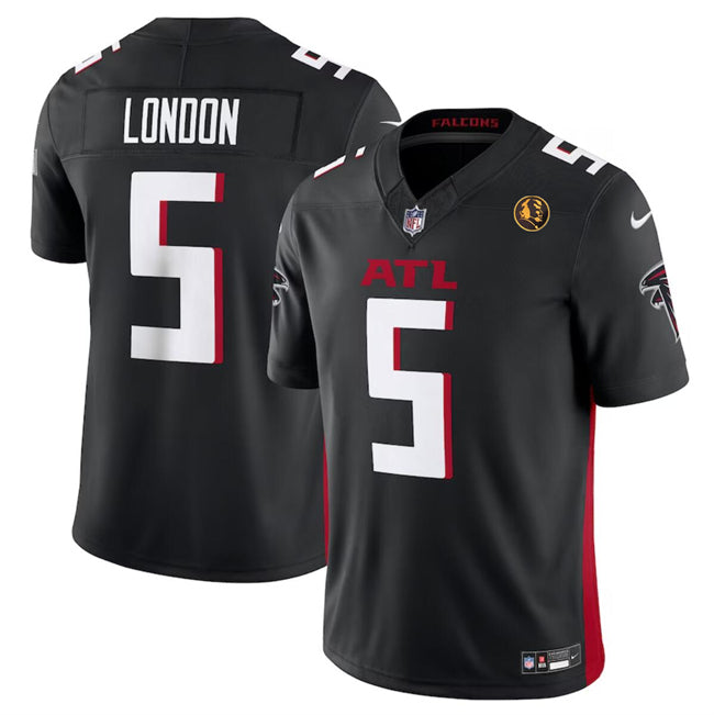 Drake London Atlanta Falcons black FUSE jersey