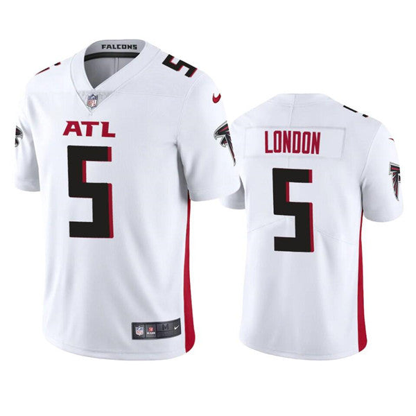 Atlanta Falcons #5 Drake London White Jersey