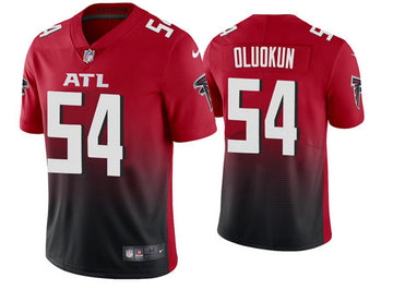 Atlanta Falcons #54 Foyesade Oluokun 2020 Red Jersey