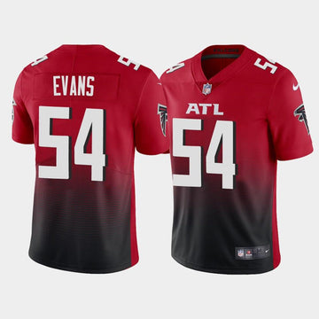 Rashaan Evans Atlanta Falcons red jersey