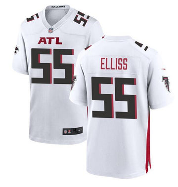 Atlanta Falcons #55 Kaden Elliss White Football Game Jersey