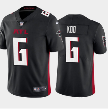 Atlanta Falcons #6 Younghoe Koo New Black Jersey