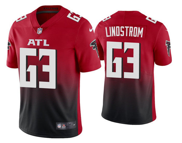 Atlanta Falcons #63 Chris Lindstrom 2020 Red Jersey