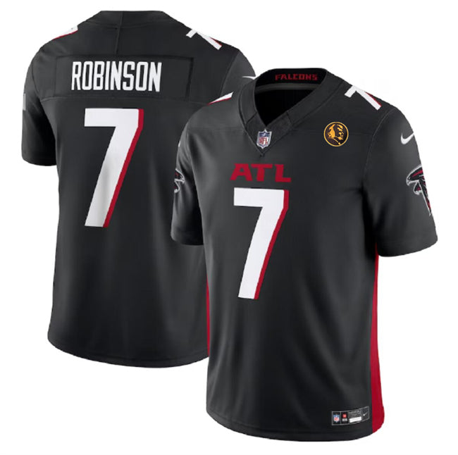 Bijan Robinson Atlanta Falcons black FUSE jersey