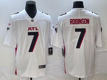 Bijan Robinson Atlanta Falcons white jersey