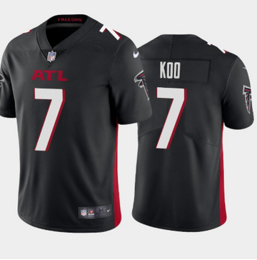 Atlanta Falcons #7 Younghoe Koo New Black Jersey