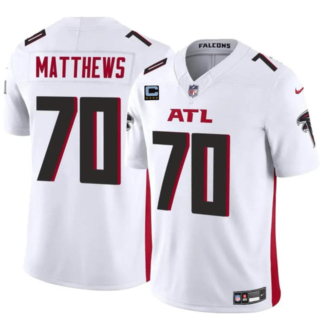 Jake Matthews Atlanta Falcons white FUSE jersey