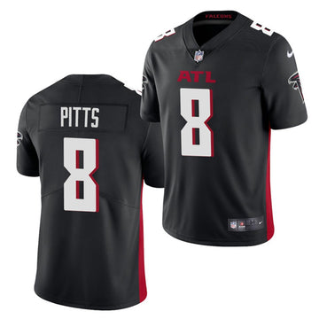 Atlanta Falcons #8 Kyle Pitts 2021 Draft Black Jersey
