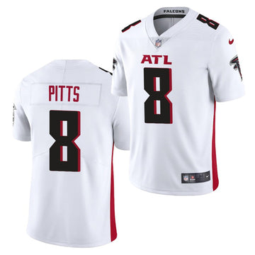 Atlanta Falcons #8 Kyle Pitts 2021 Draft White Jersey