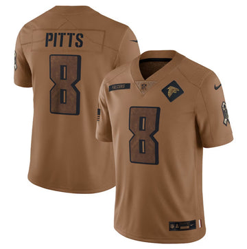 Kyle Pitts Atlanta Falcons brown jersey