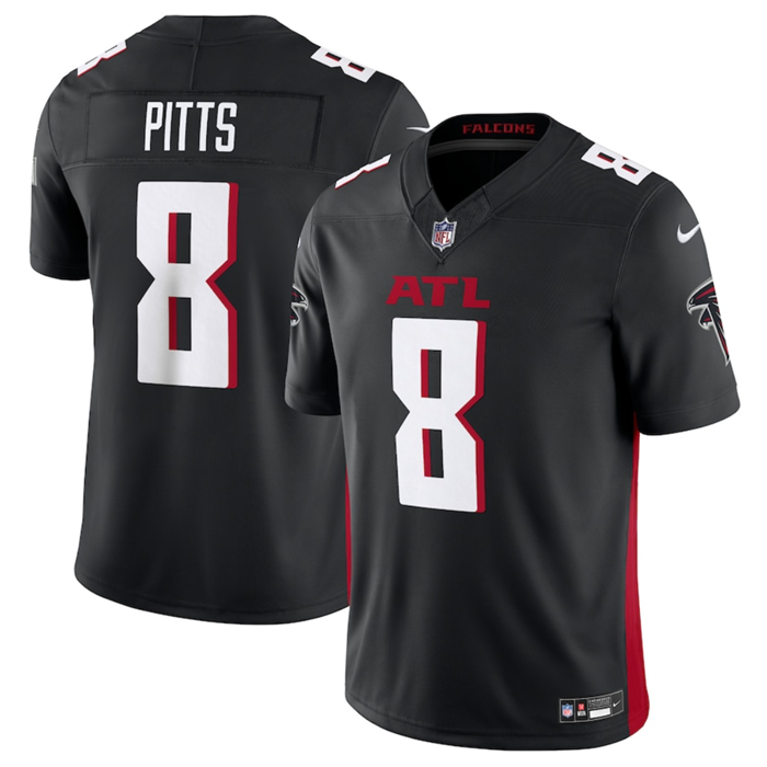 Kyle Pitts Atlanta Falcons black FUSE jersey