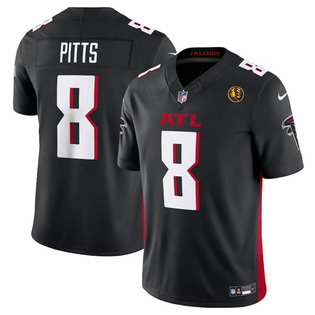 Kyle Pitts Atlanta Falcons black FUSE jersey