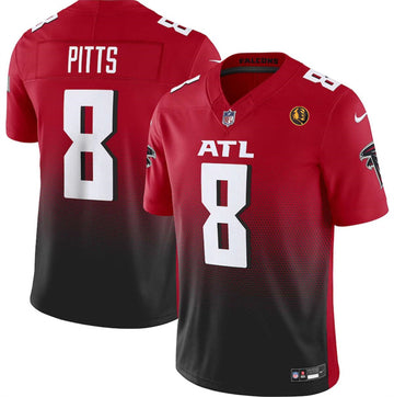 Kyle Pitts Atlanta Falcons red-black FUSE jersey