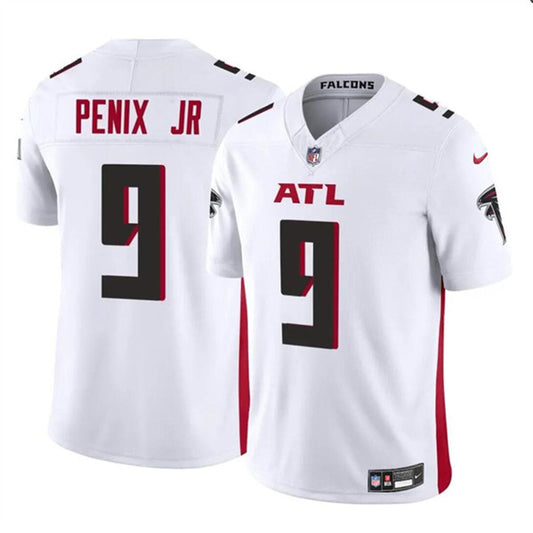 Atlanta Falcons #9 Michael Penix Jr White 2024 Draft FUSE Jersey