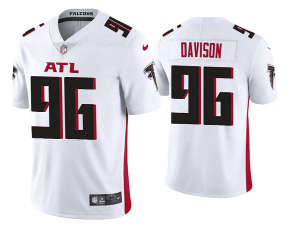 Atlanta Falcons #96 Tyeler Davison 2020 White Jersey
