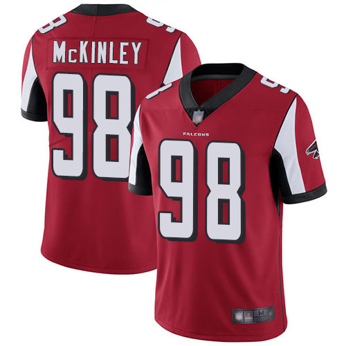 Atlanta Falcons #98 Takkarist McKinley Red Jersey
